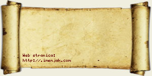 Jana Bajić vizit kartica